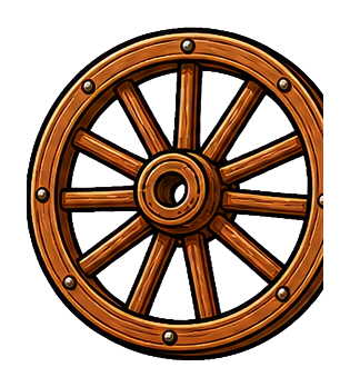 Preview for Wagon Wheel Sticker