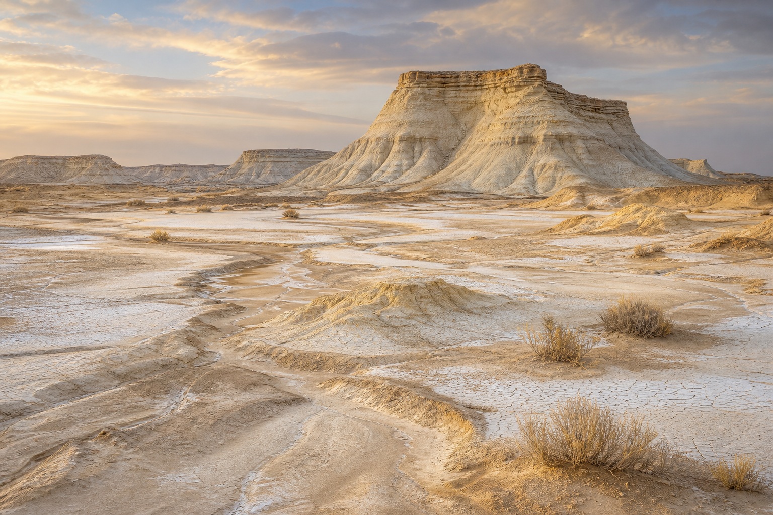 Preview for Desert Clay Landscape Background