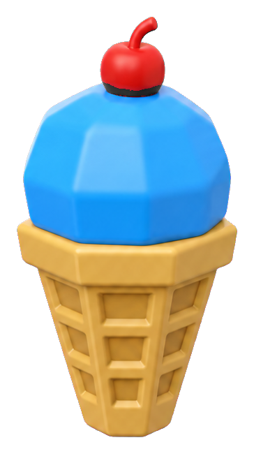Preview for Ice Cream Cone Sticker Graphic