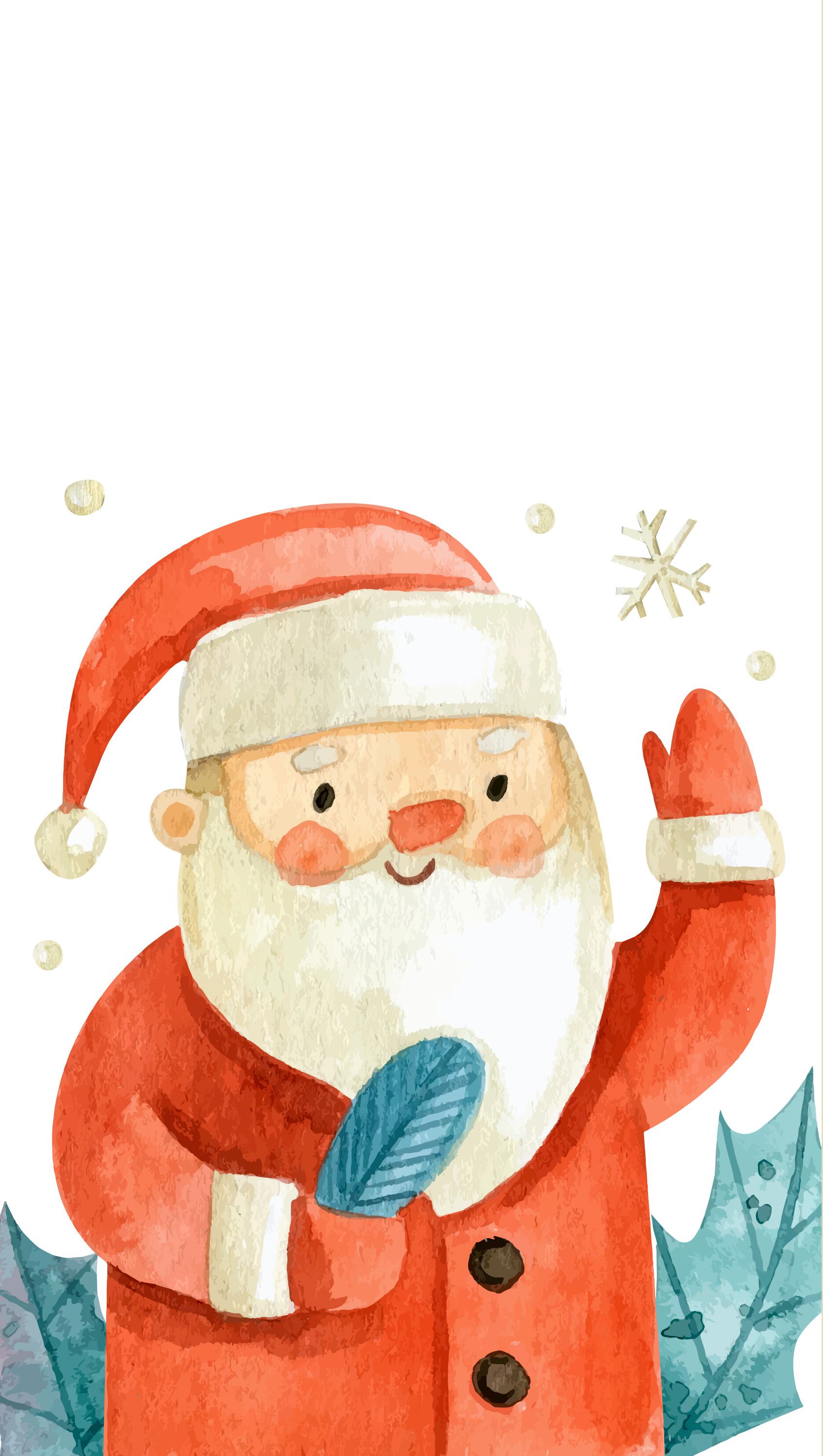 Preview for Santa-claus-watercolor-illustration-christmas-background-4608f