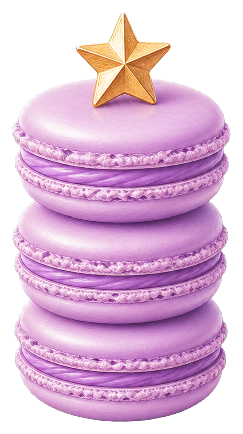Preview for Lavender Macaron Tower Sticker