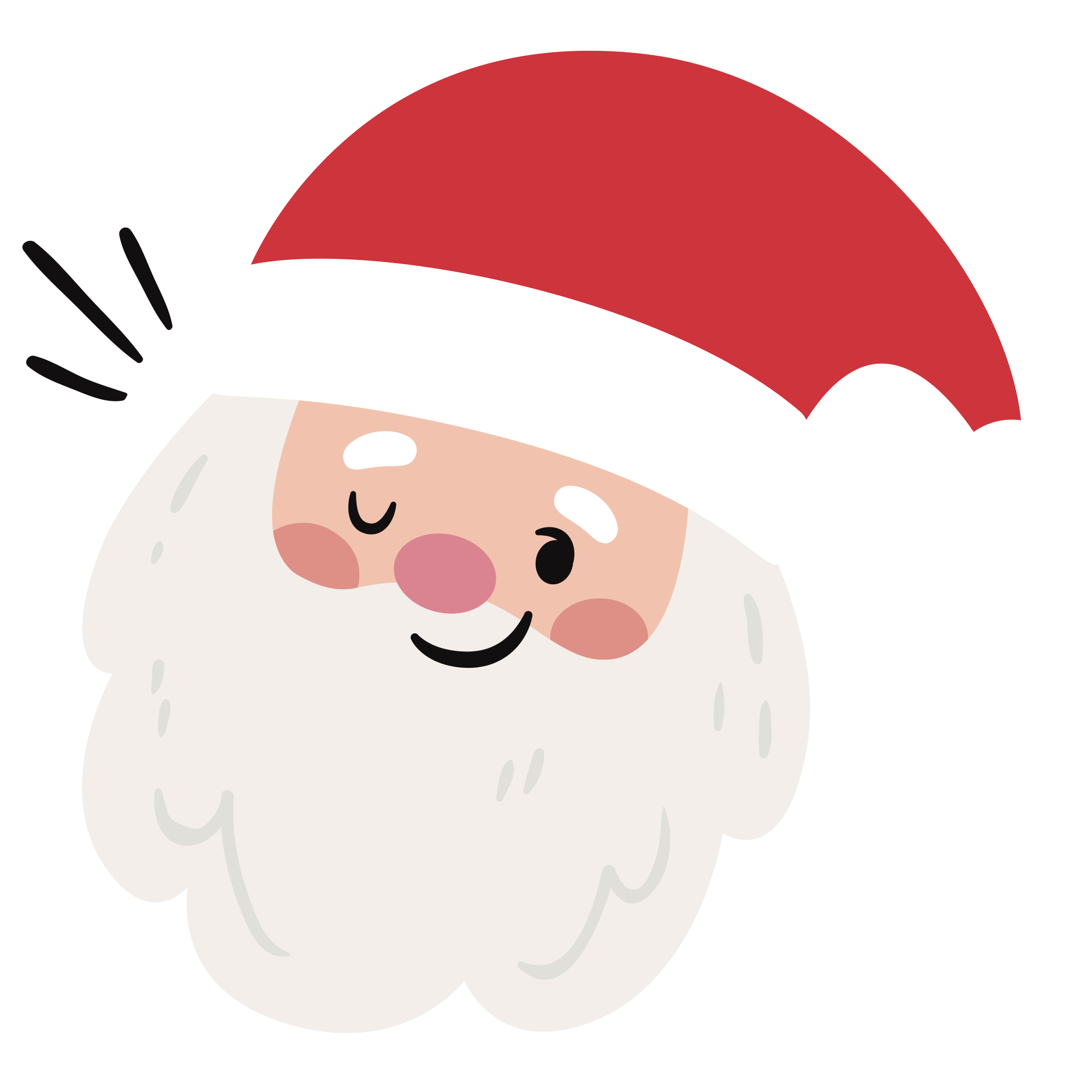 Preview for Santa-claus-cartoon-illustration-christmas-sticker-8e0ae