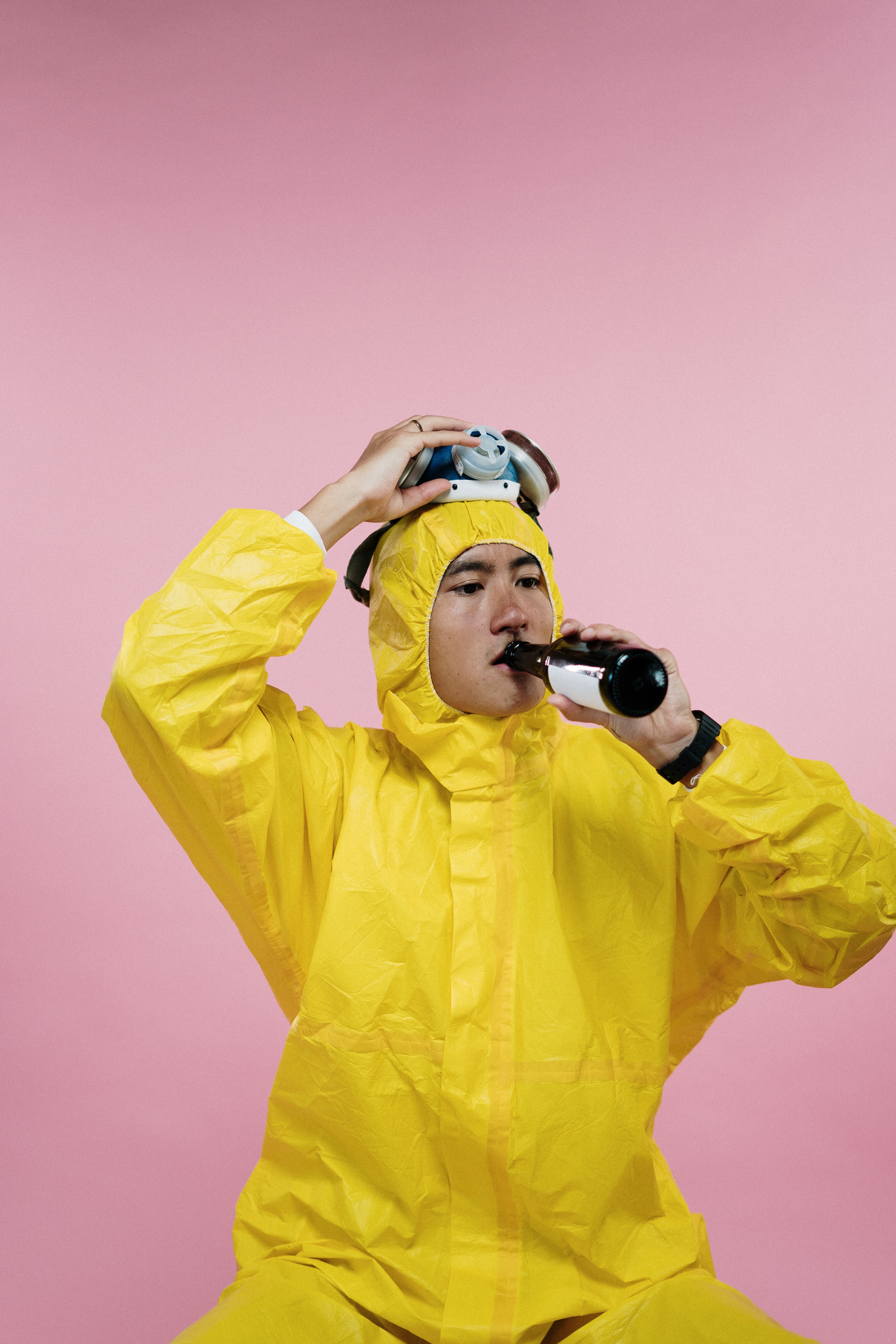 Preview for Woman-hazmat-suit-drinking-human-meme-background-8f002
