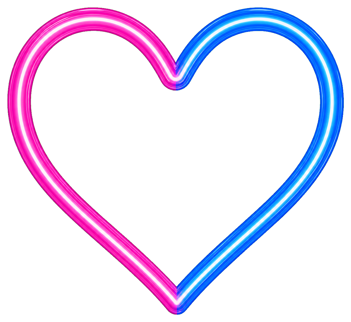 Preview for Neon Tubing Heart Sticker