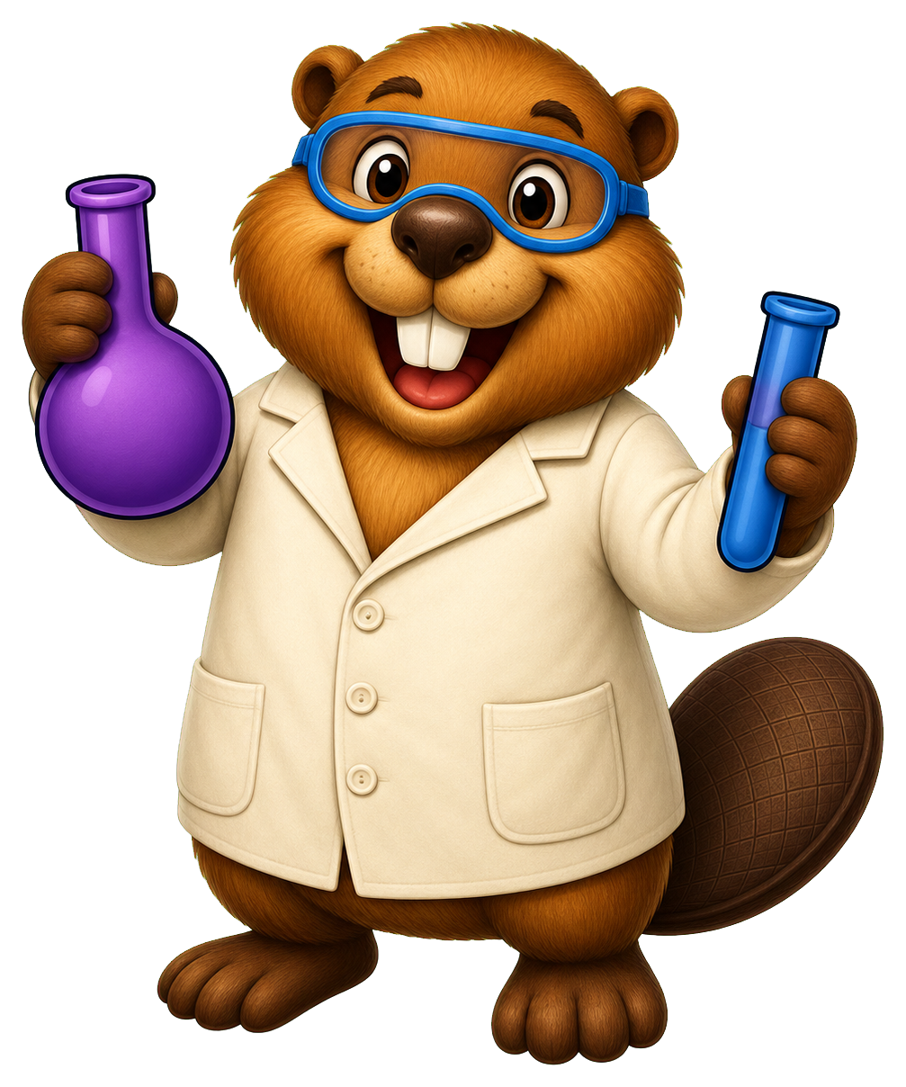 Preview for Scientist Beaver Sticker Graphic
