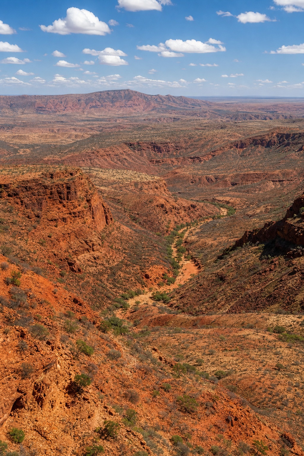 Preview for Red Earth Valley Background Stock Image