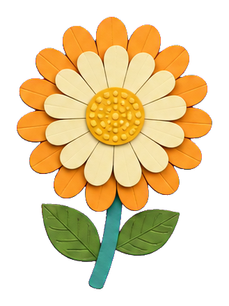Preview for Layered Paper Cut Daisy Sticker