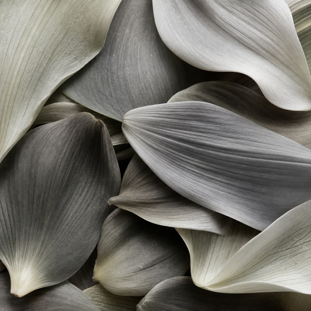 Preview for Neutral Gray Petal Surface Field Background