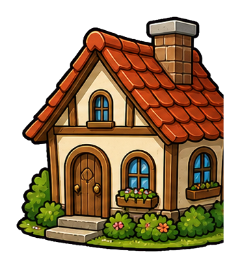 Preview for Small Cottage Sticker Graphic
