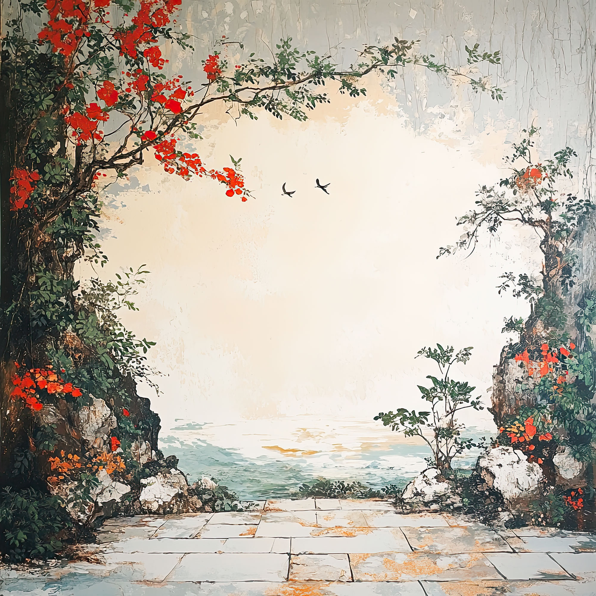 Preview for Serene-garden-pathway-art-nature-backdrop-background-fb5f2