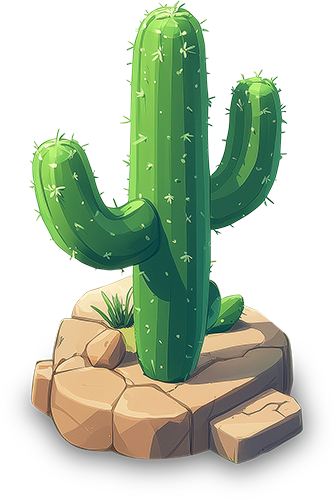 Preview for Cartoon-cactus-illustration-sticker-228b8