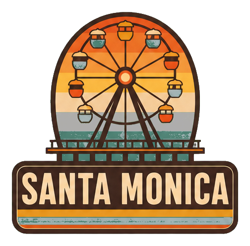 Preview for Santa Monica Wheel Sticker