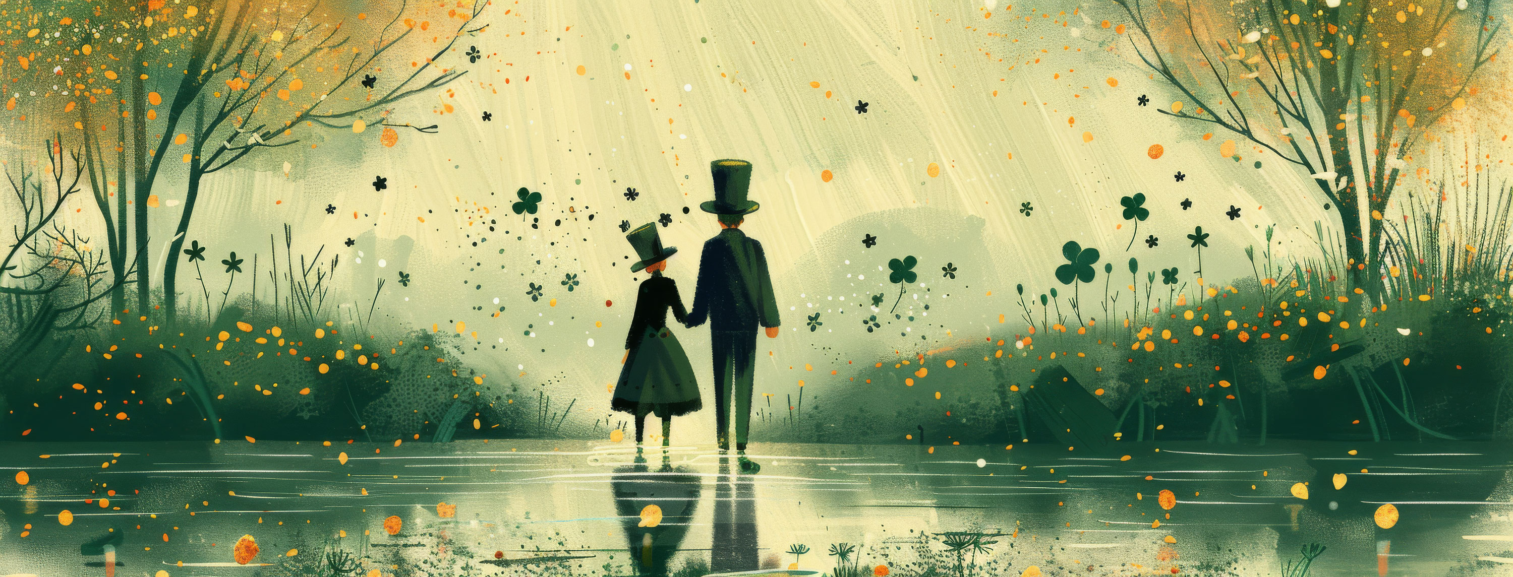 Preview for Whimsical-autumn-stroll-illustration-st-patricks-background-9128f