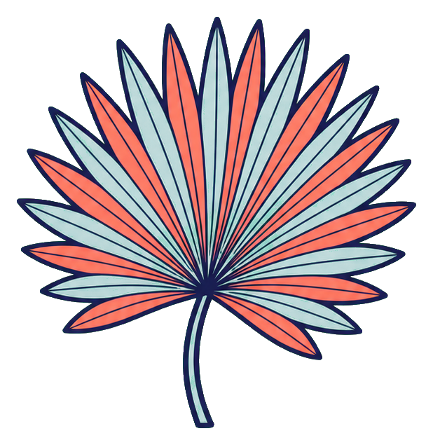 Preview for Fan Palm Sticker Graphic