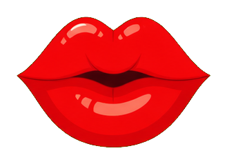 Preview for Red Lips Sticker Graphic