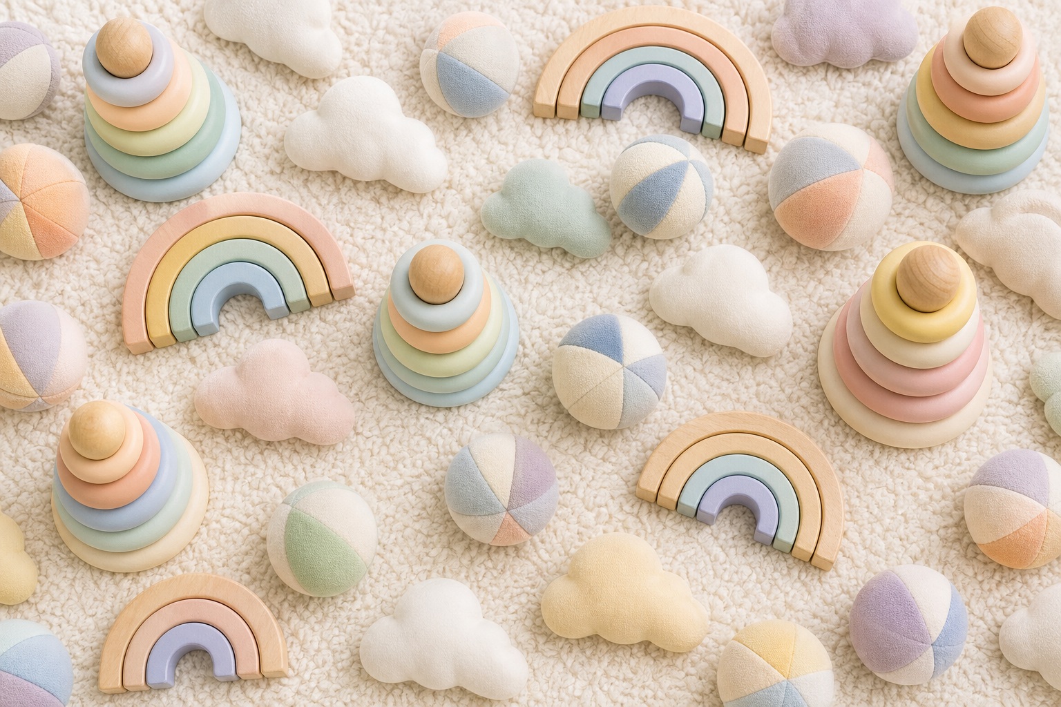 Preview for Pastel Baby Nursery Background
