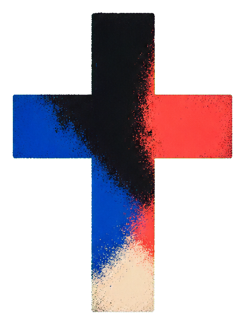 Preview for Spray Paint Cross Sticker