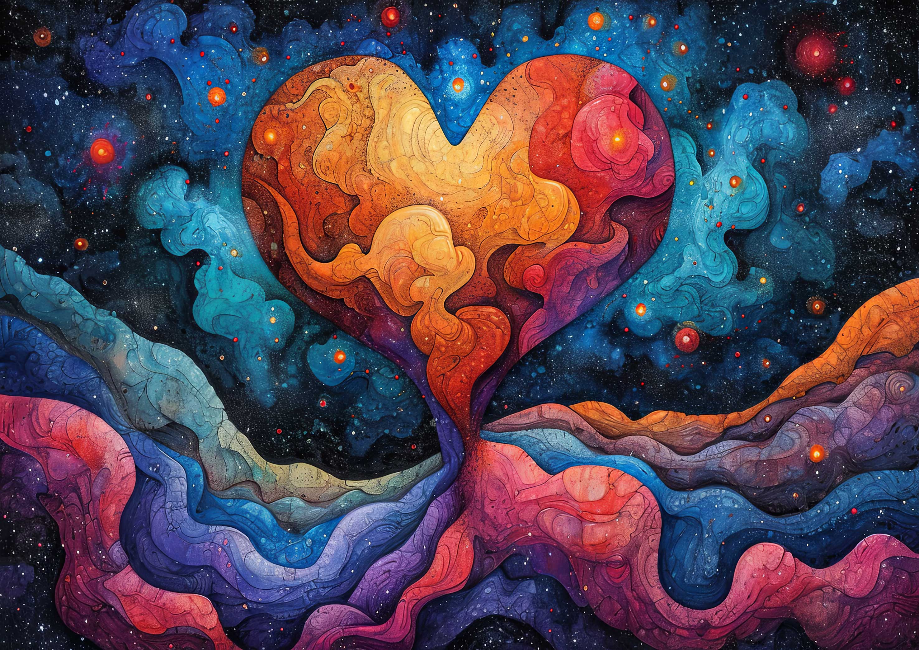 Preview for Cosmic-heart-art-love-background-1ff97