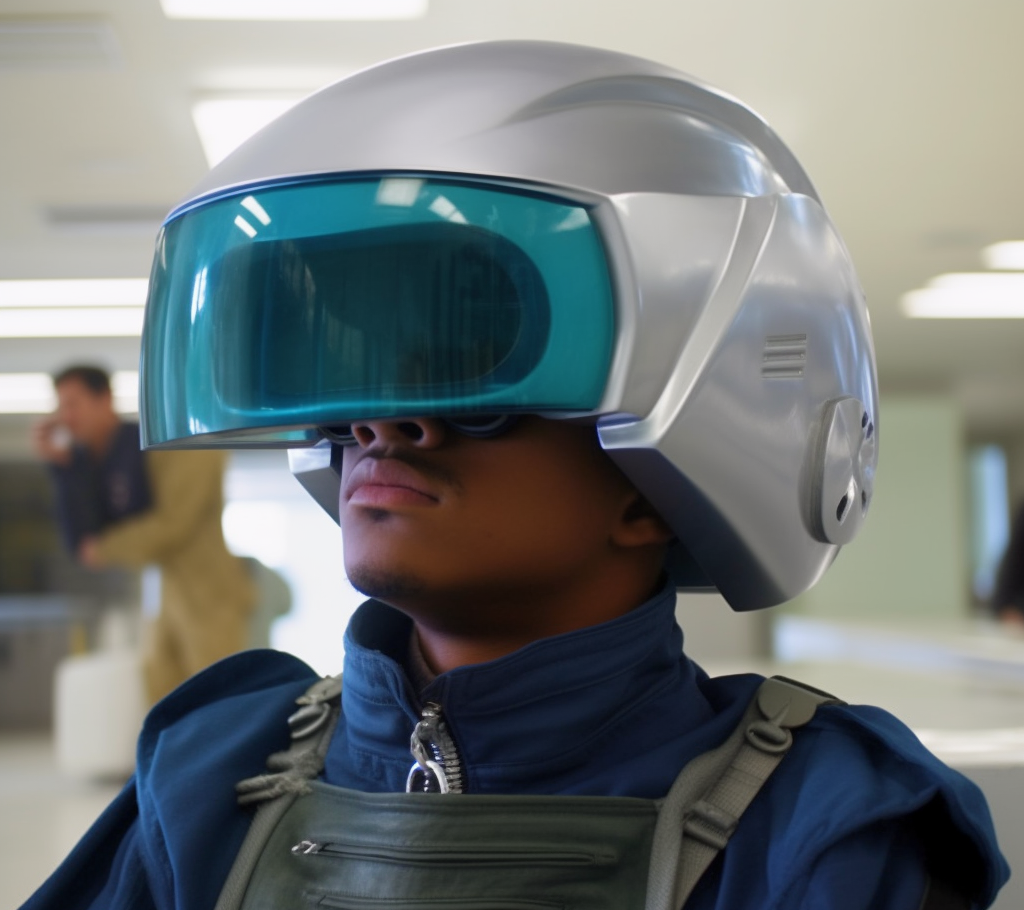 Preview for Futuristic-space-helmet-human-meme-background-3ac0d