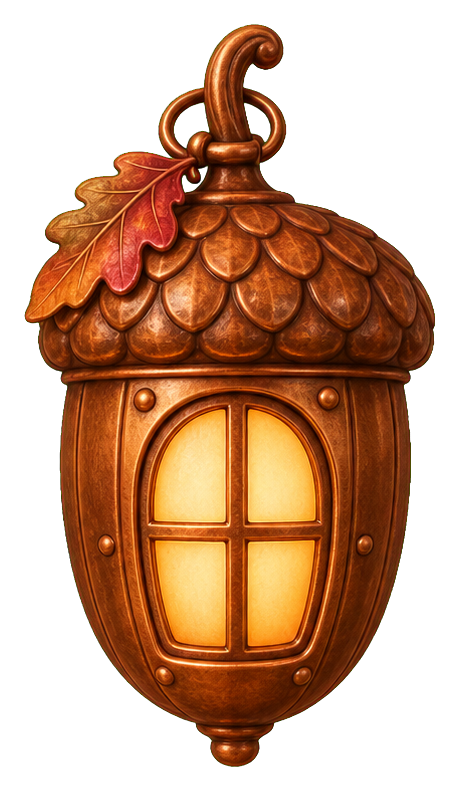 Preview for Acorn Lantern Sticker