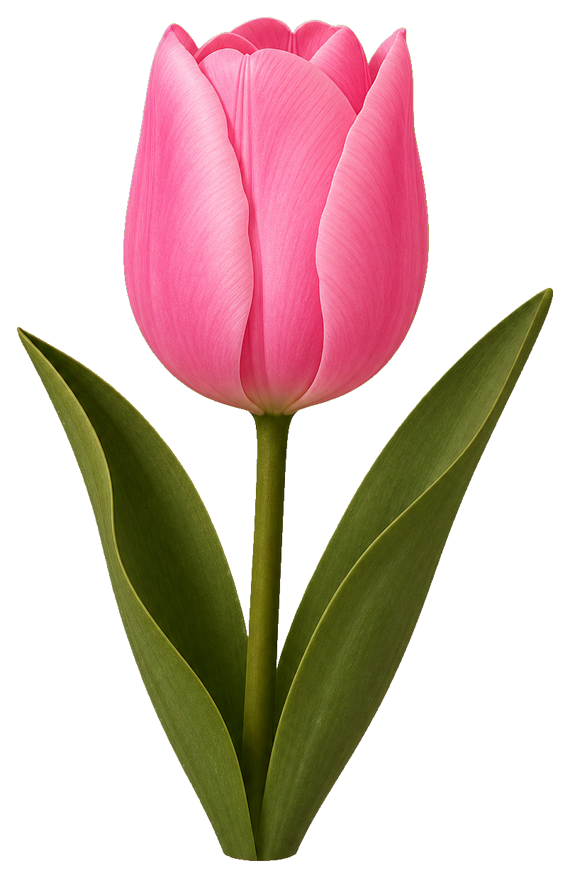 Preview for Pink Tulip Sticker Graphic
