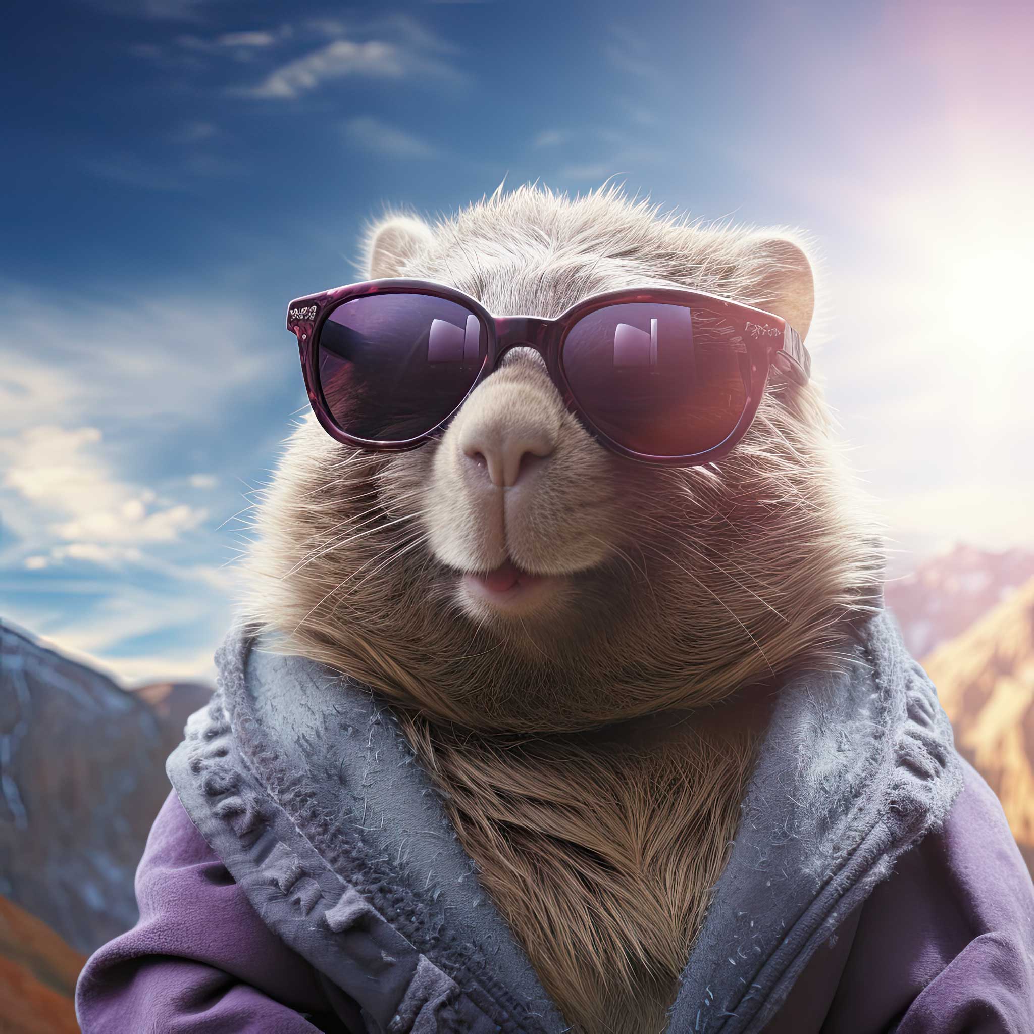 Preview for Cool-bear-sunglasses-ai-animal-background-d0657