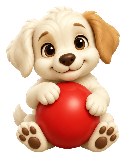 Preview for 3d Puppy Pals Puppy Ball Hug