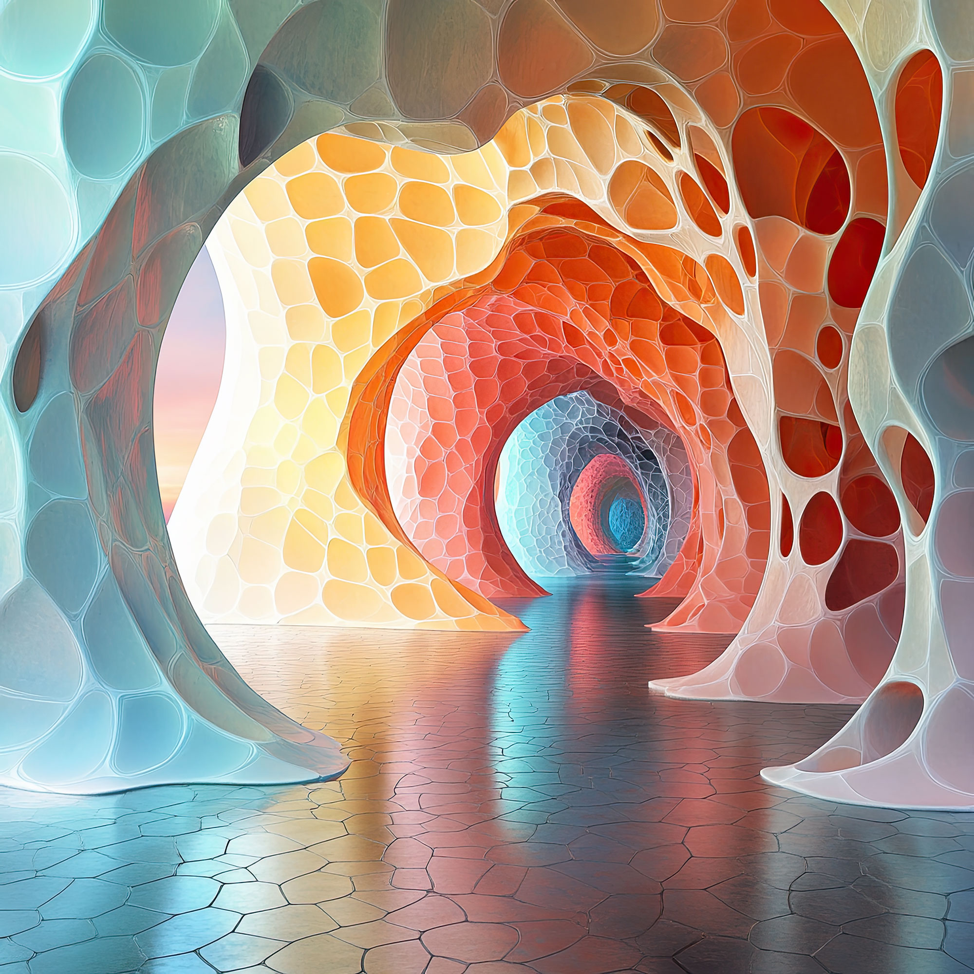 Preview for Futuristic-tunnel-design-interior-backdrop-background-d8e9b