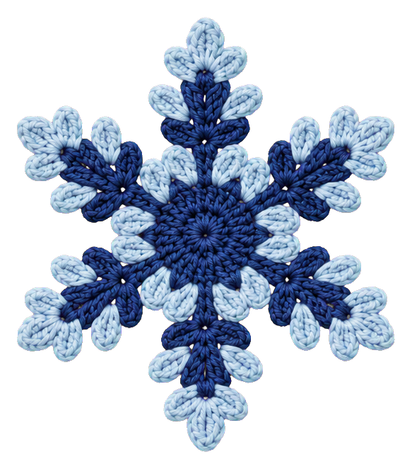 Preview for Blue Crochet Snowflake