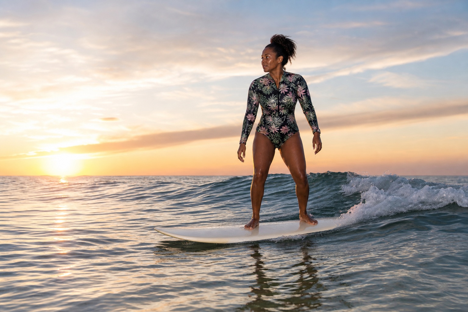Preview for Sunrise Small Wave Surfing Background