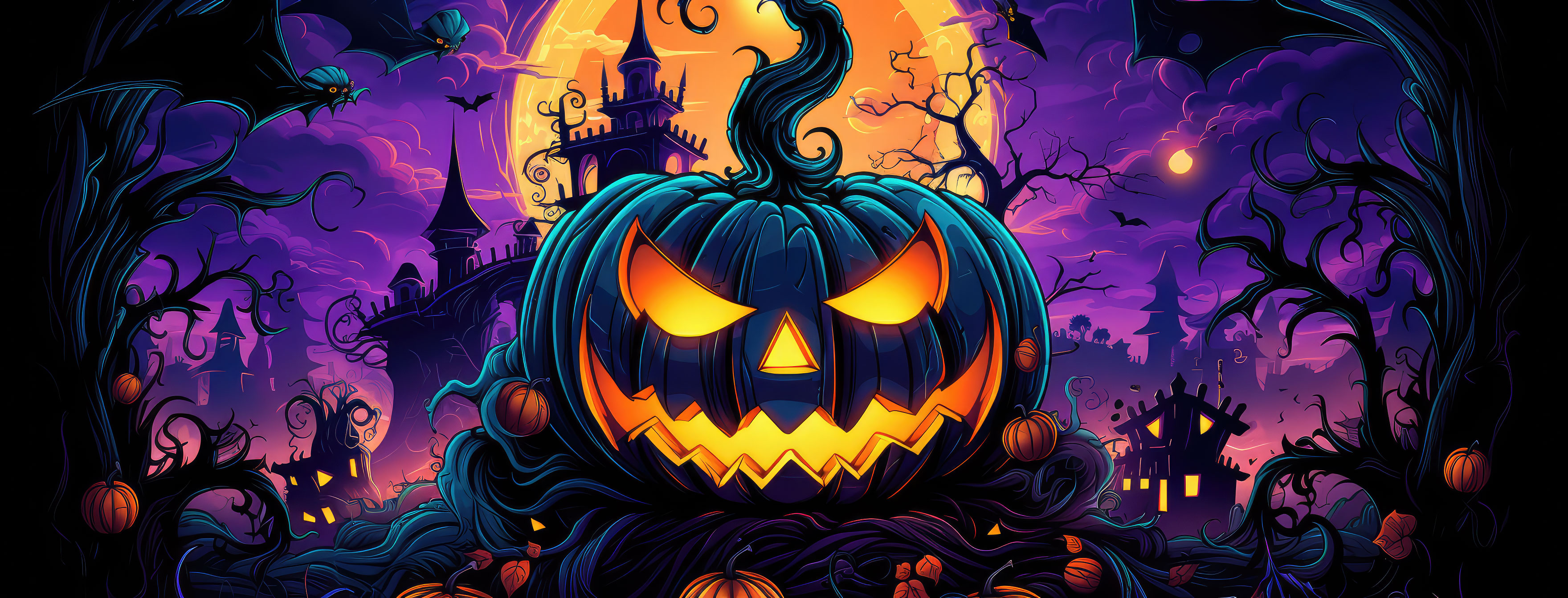 Preview for Halloween-pumpkin-illustration-halloween-cover-background-4c682