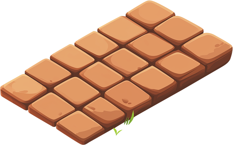 Preview for Damaged-brick-surface-with-plant-hardscape-sticker-7e66c