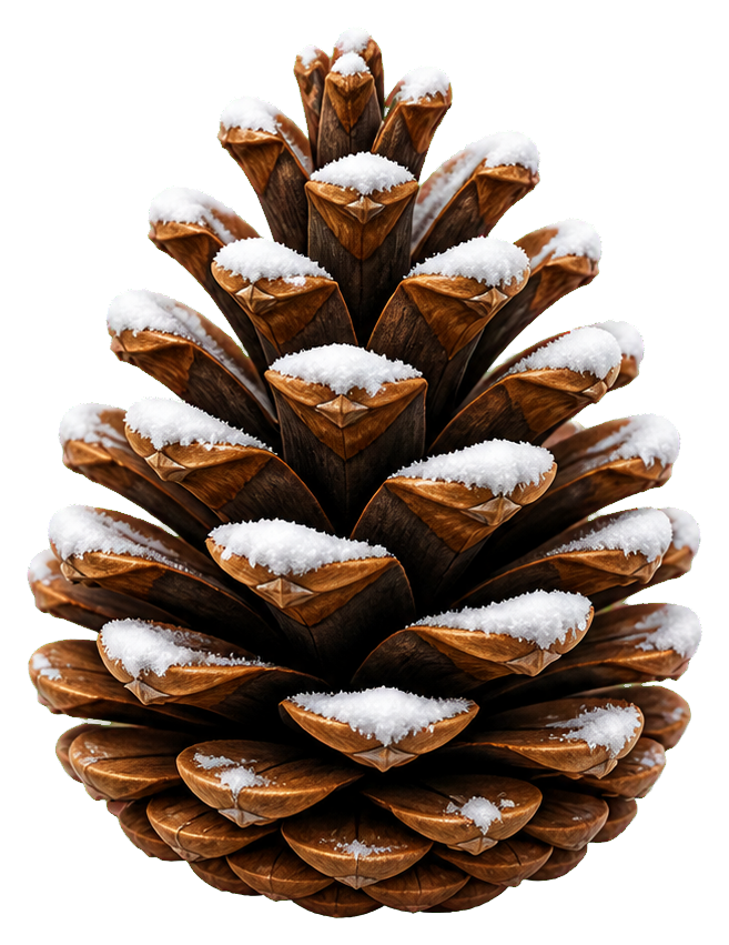 Preview for Snowy Pinecone Sticker
