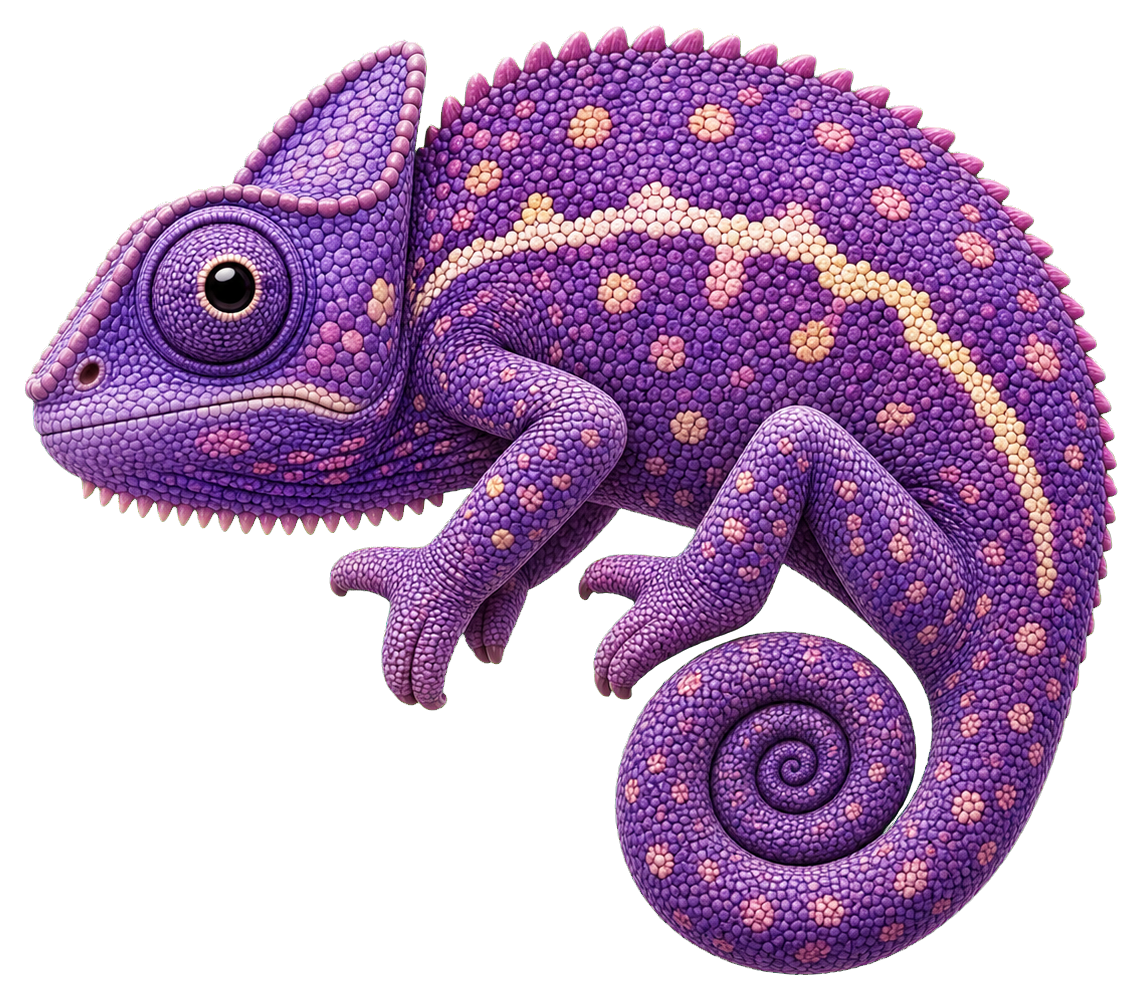 Preview for Purple Chameleon Side Sticker