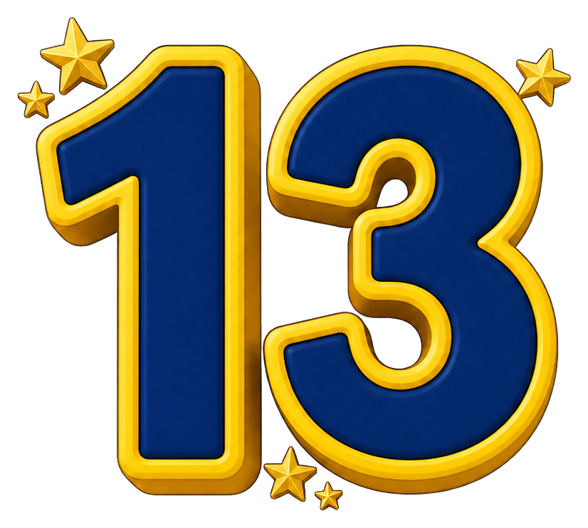 Preview for 13 Lucky Star Birthday Number Sticker