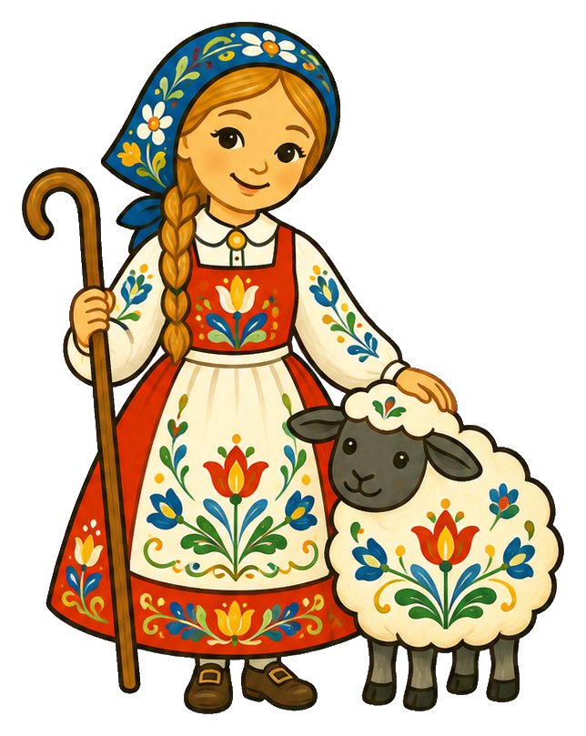 Preview for Shepherdess And Sheep