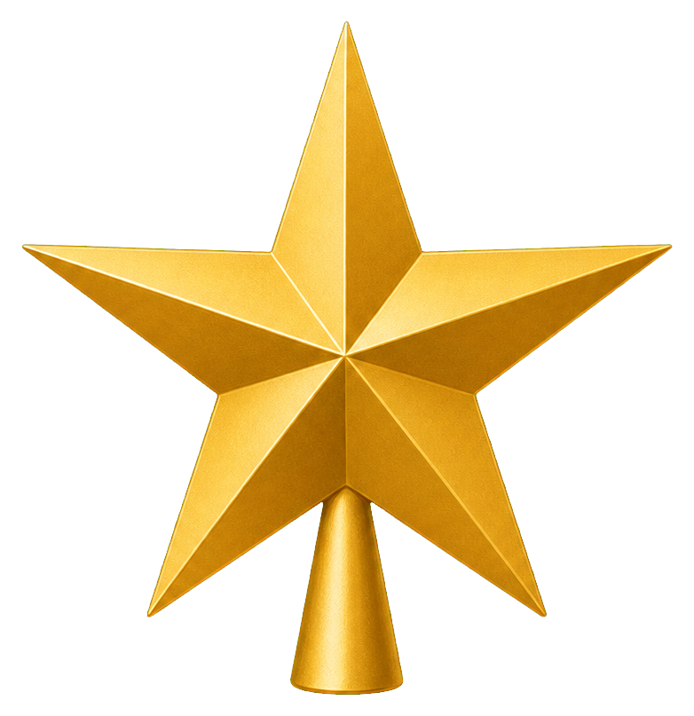Preview for Tree Topper Star Sticker