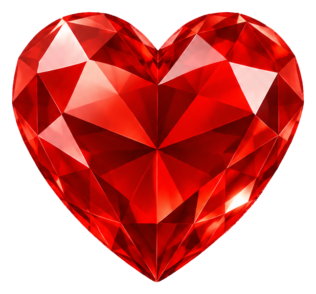 Preview for 3d Gem Treasures Ruby Heart