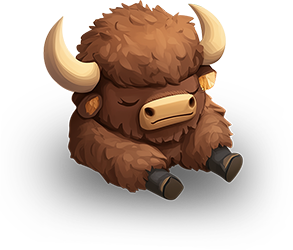 Preview for Cartoon-yak-illustration-animal-sticker-6e5f9