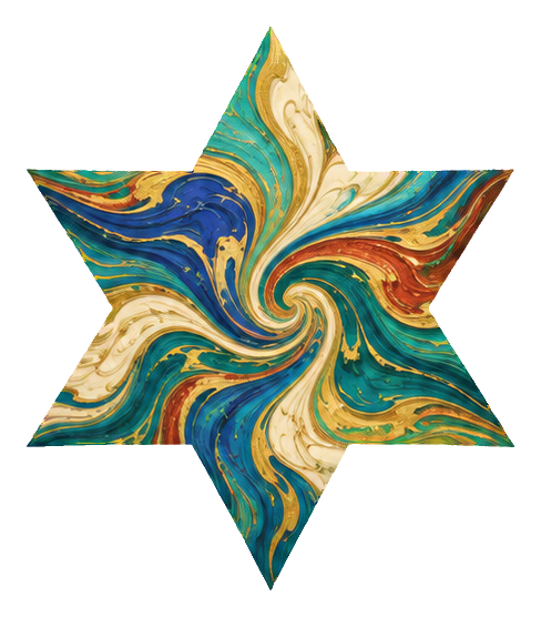 Preview for Marbled Celestial Shapes Six Point Star