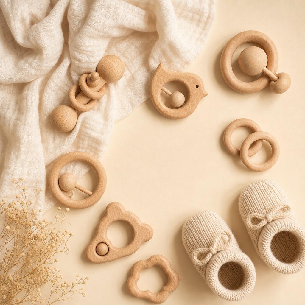 Preview for Baby Shower Flatlay Background