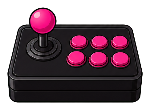 Preview for Black Arcade Joystick Sticker