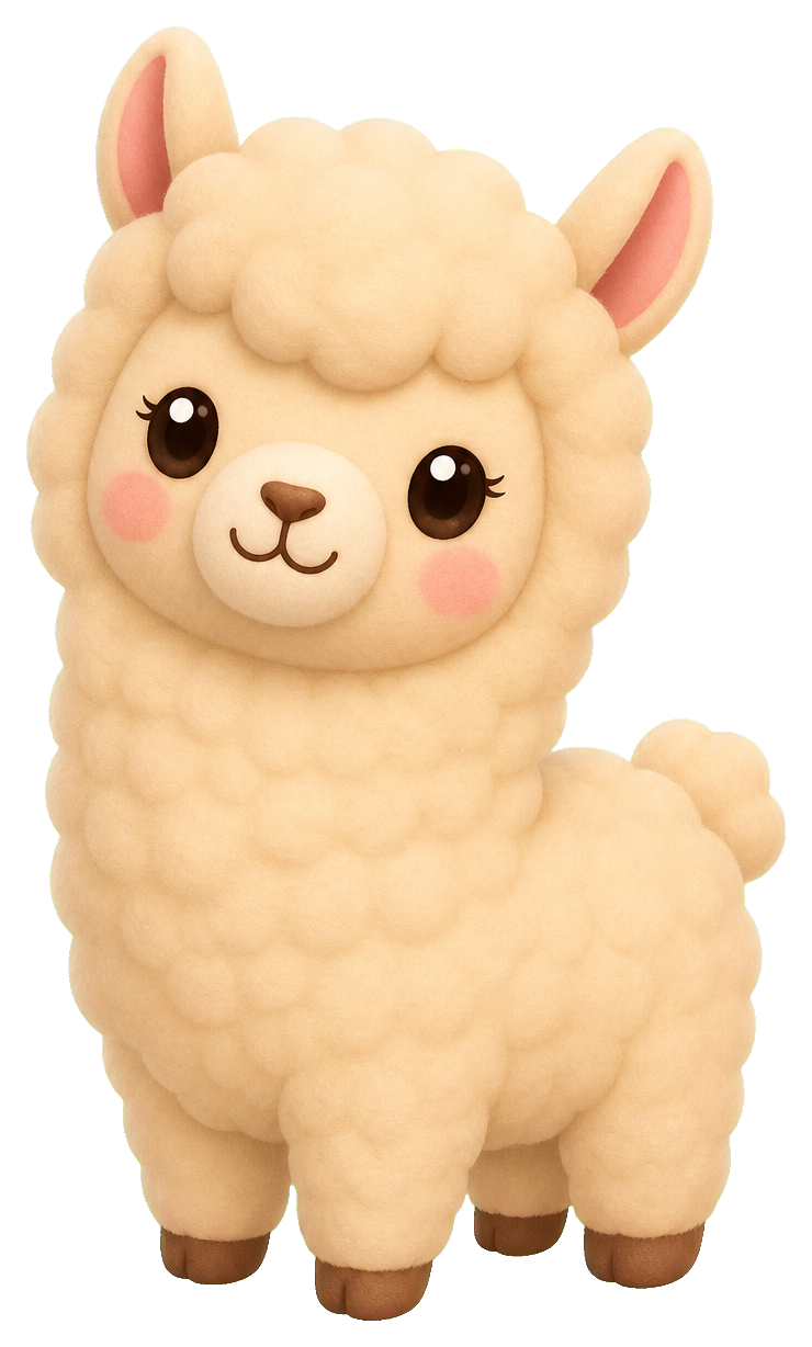 Preview for Alpaca Sticker For Cute Designs