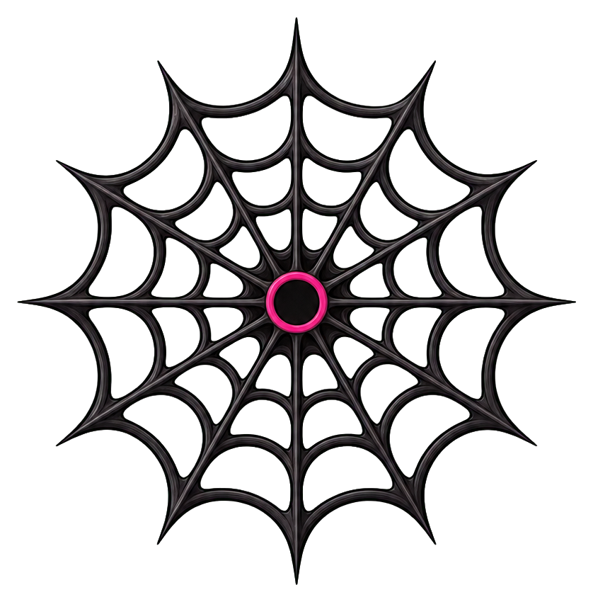 Preview for Pink Web Sticker For Dark Aesthetic Designs