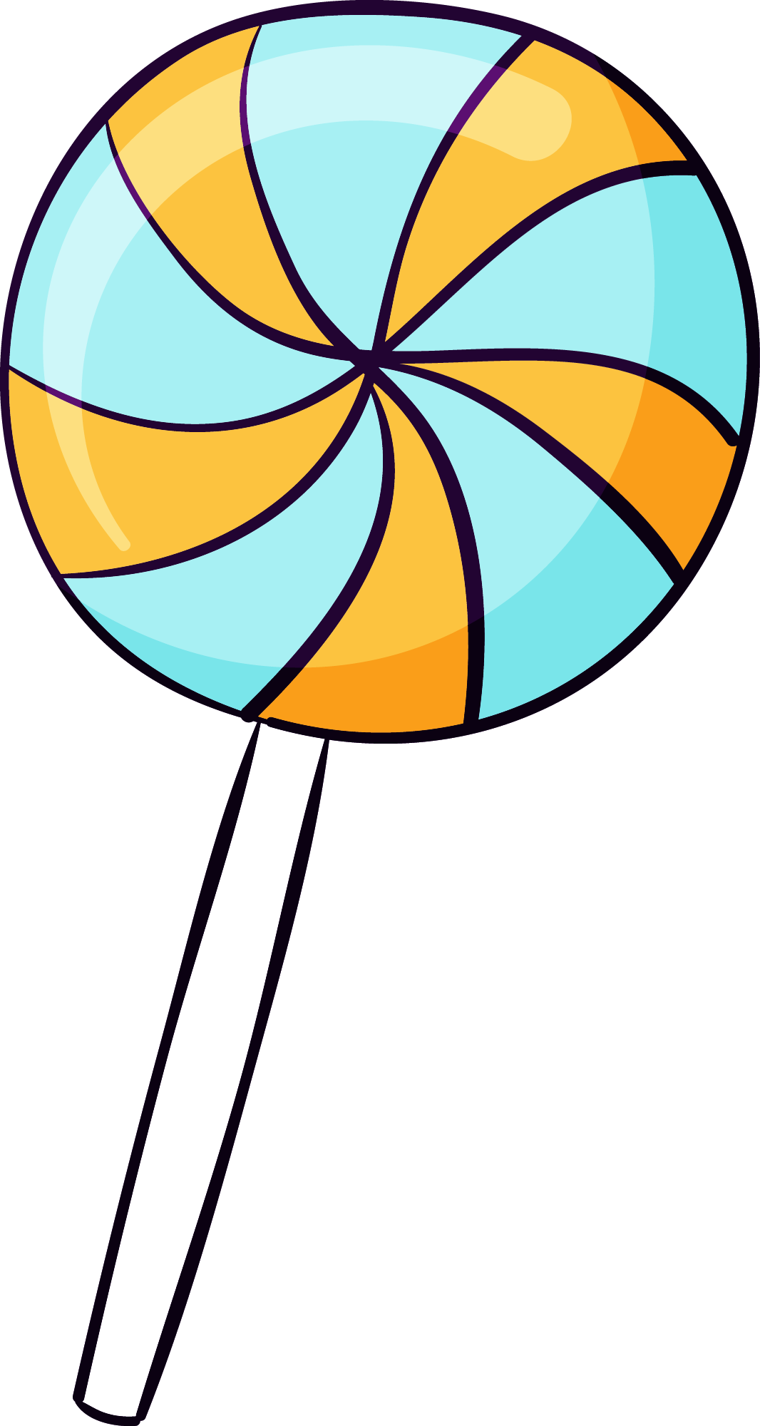 Preview for Colorful-lollipop-illustration-halloween-candy-sticker-2b3e5