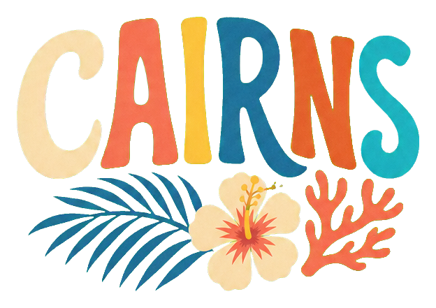 Preview for Cairns Tropical Word Art Sticker