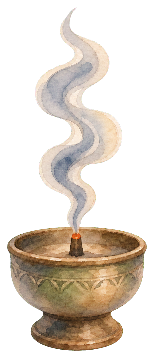 Preview for Incense Bowl Sticker For Spiritual Designs