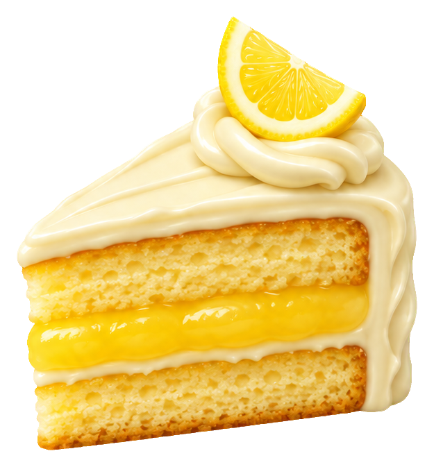 Preview for 3d Cozy Bakery Lemon Cake Slice