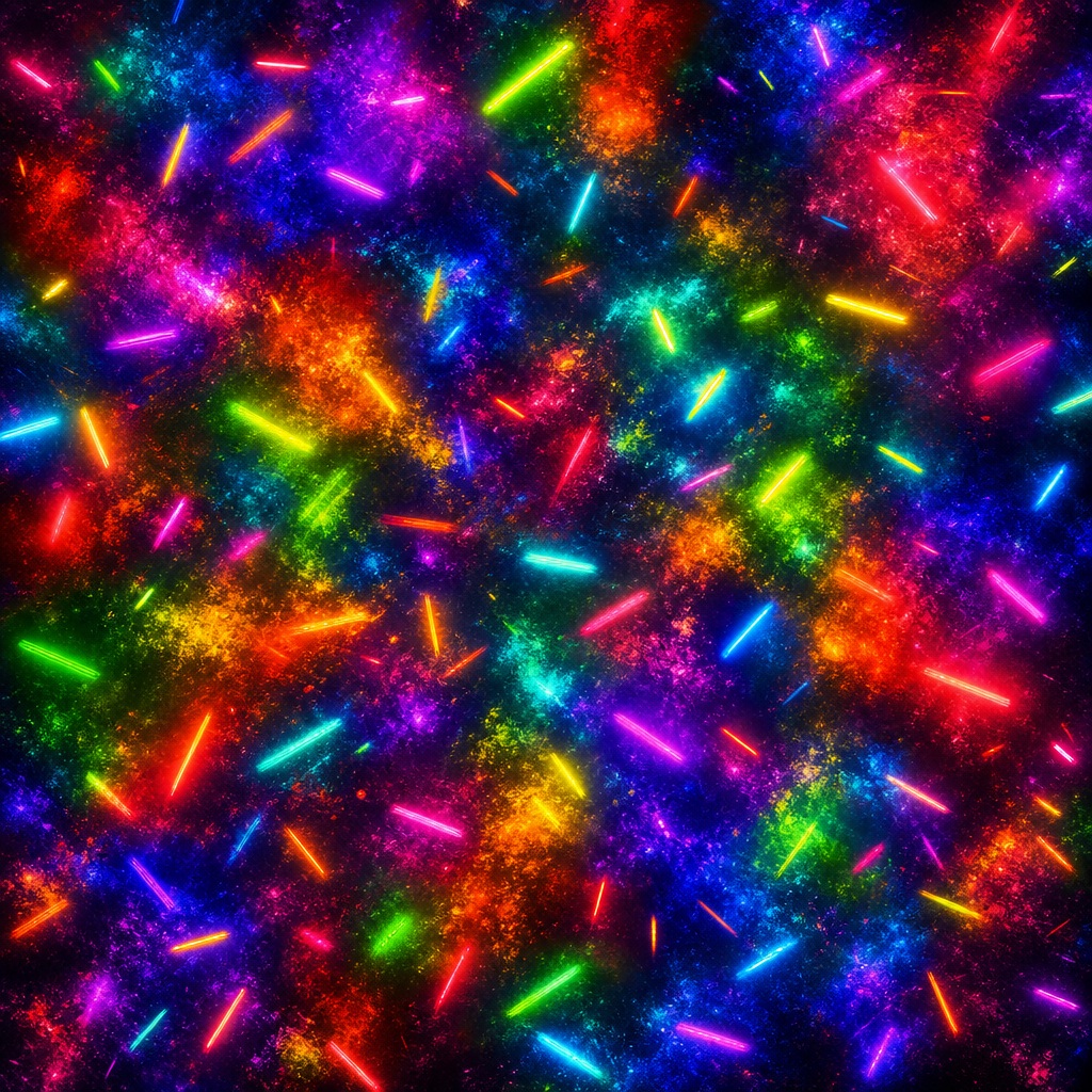 Preview for Rainbow Blacklight Neon Background