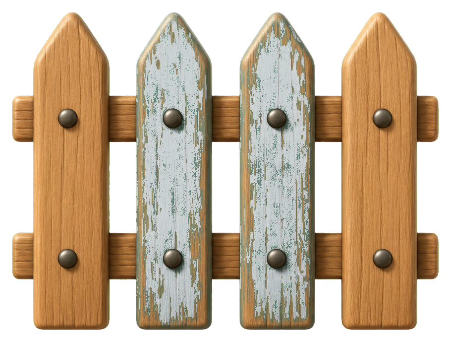 Preview for Garden Fence Section Sticker
